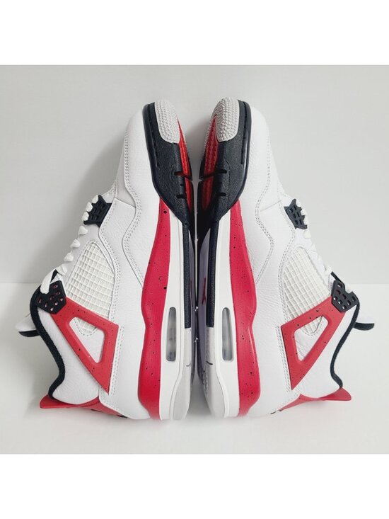 Nike Air Jordan 4 Retro Red Cement Shoes DH6927-161 Size 10 White Red B Grade #6 main image 4